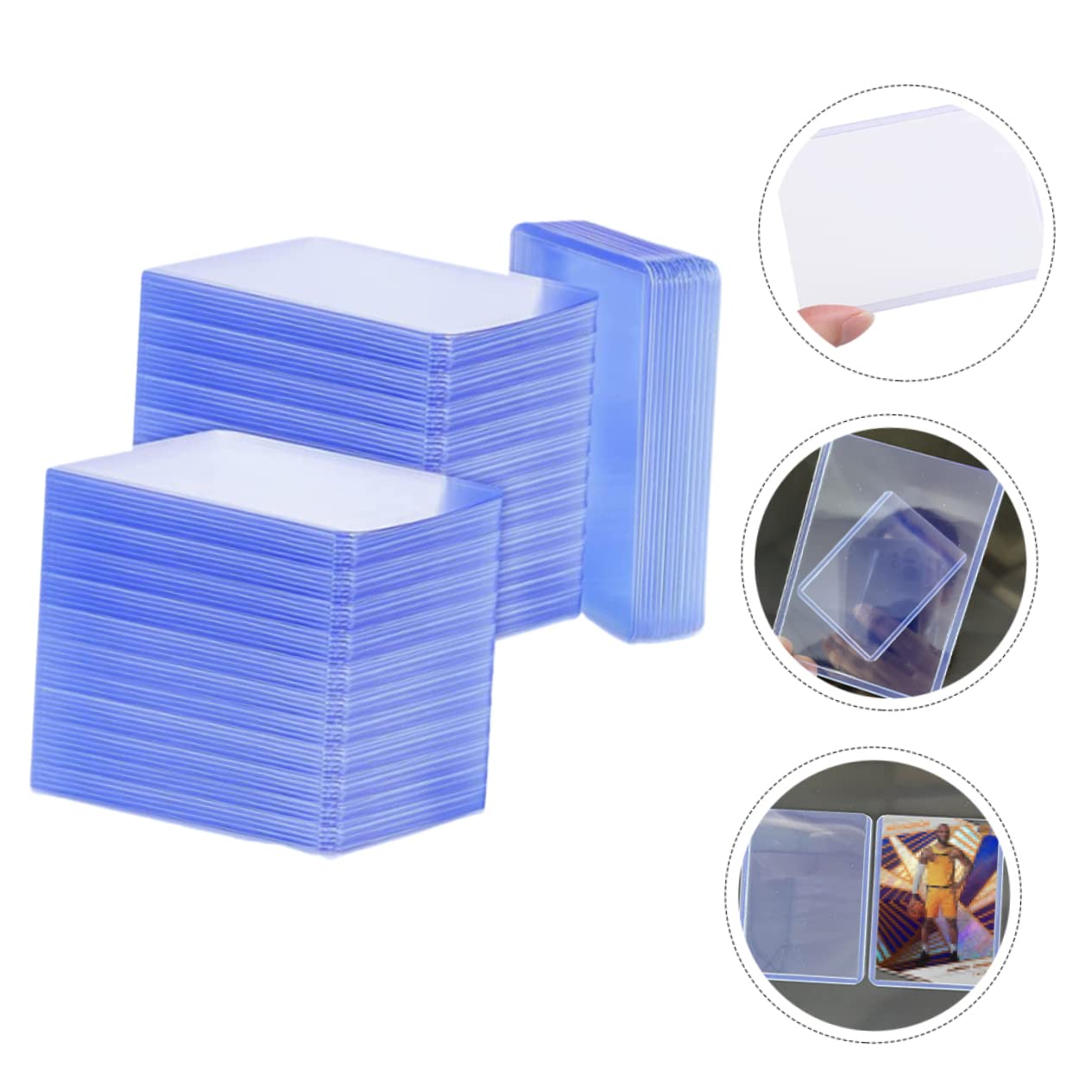 100 Stück Transparente Kartenhüllen Aus Pvc Schutzhüllen Für Spielkarten Und Sammelkarten Stabil Und Langlebig