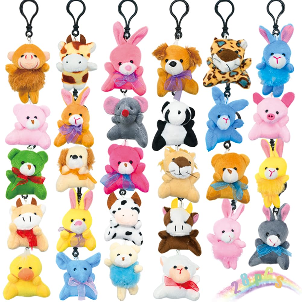 Amazon.com: UMEELR 28PCS Valentine's Day Mini Plush Animals Toys