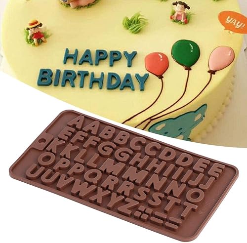 Miniatura 4 de Fydun 3-Pack Of 26 English Alphabet Silicone Chocolate Cake Diy Baking Tool Accessories Wide Range Of Uses