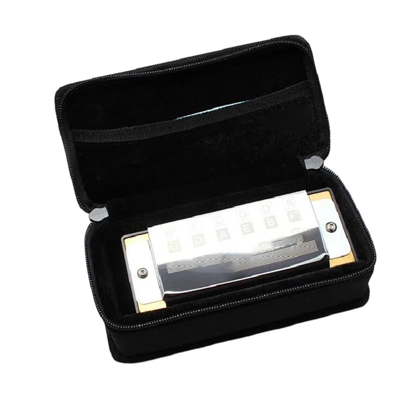 Harmonijka Profesjonalne Usta Mini Bass Harmonica Armonica | MN10 Mini harmonijka basowa srebrna Armonica profesjonalne usta Ogan instrumenty muzyczne kieszonkowy bas