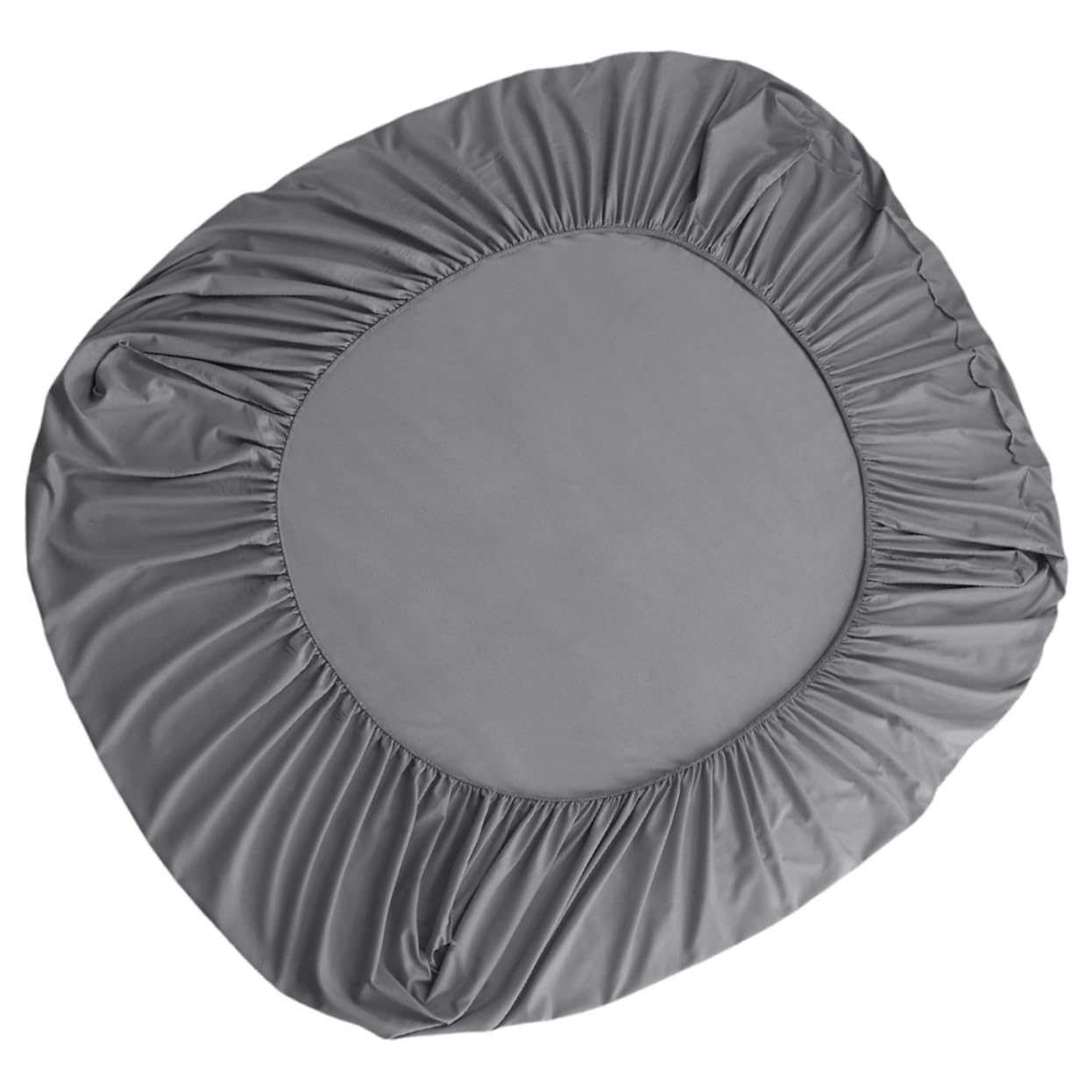 Cabilock Comfortable Fitted Sheet Breathable Non Slip Mattress Cover Grey for Home Use for Simple Hotel Style Bedding
