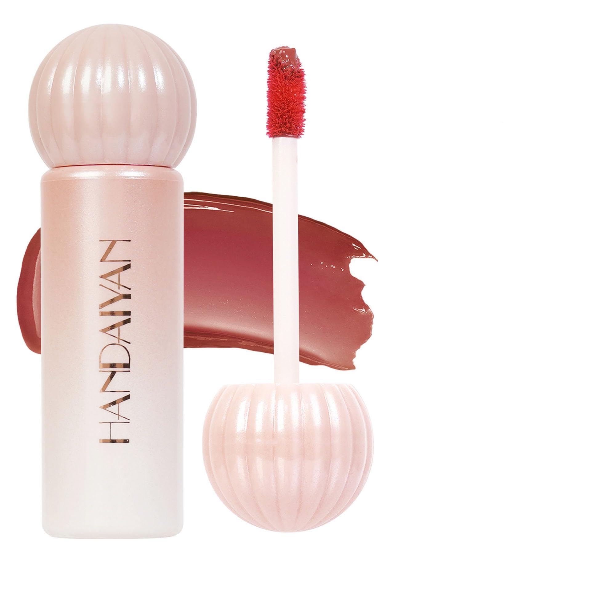 Tinted Lip Balm - Mirror Gloss Lip Stain/Lip Plumper Gloss/Moisturizin Nude Lipstick Liquid Lipsticks (01)