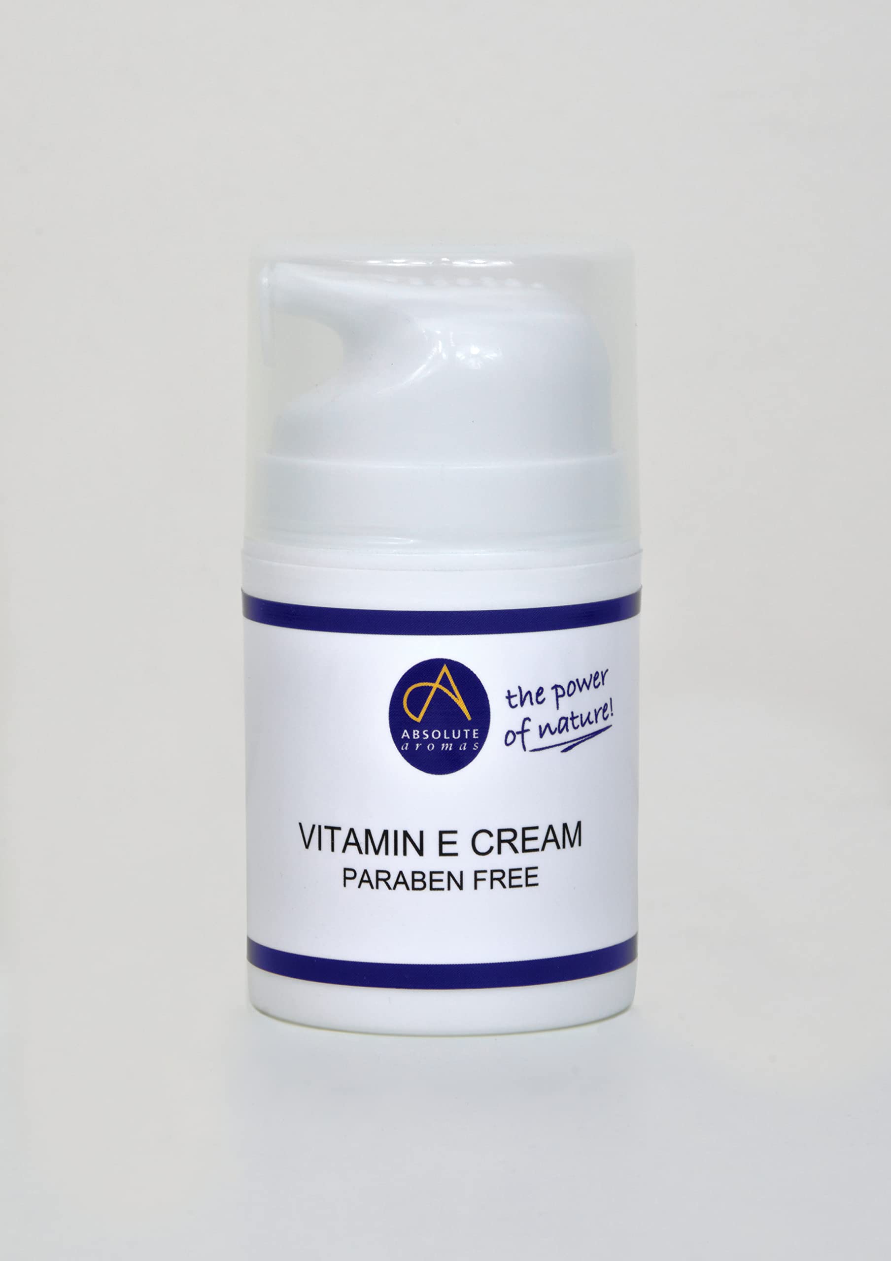 Vitamin E Cream - Unscented Base Cream, Free from Parabens and Sulphates – Moisturising Cream for Face, Body and Scars (50g)