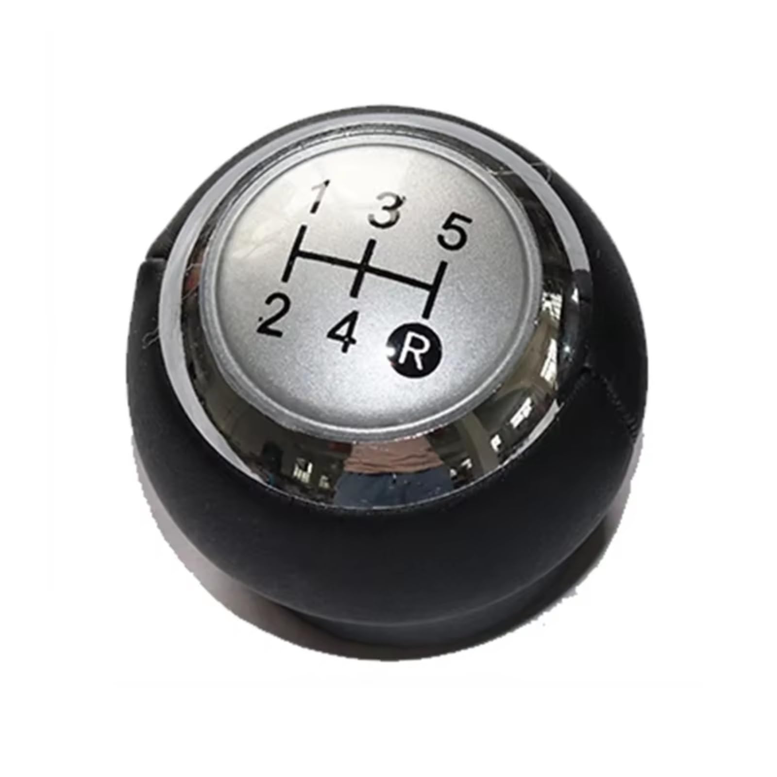 Dzwdy One Color Car Gear Stick Compatible With Hyundai Tuscani 01-2009 5 For Speed Manual Gear Shift Knob Lever Change Gearbox Stick Shifter Selector Handle Ball(5 Speed Silver)