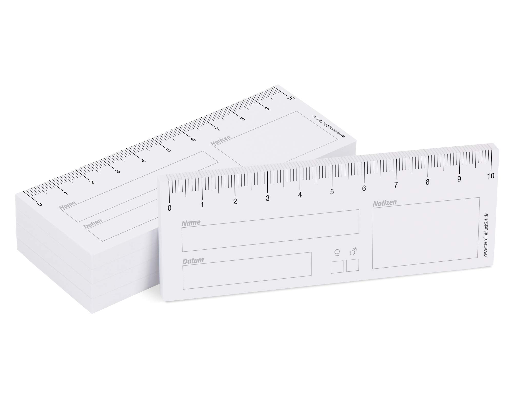 Haftnotiz-Wundlineal 10 cm (5 Stk.)