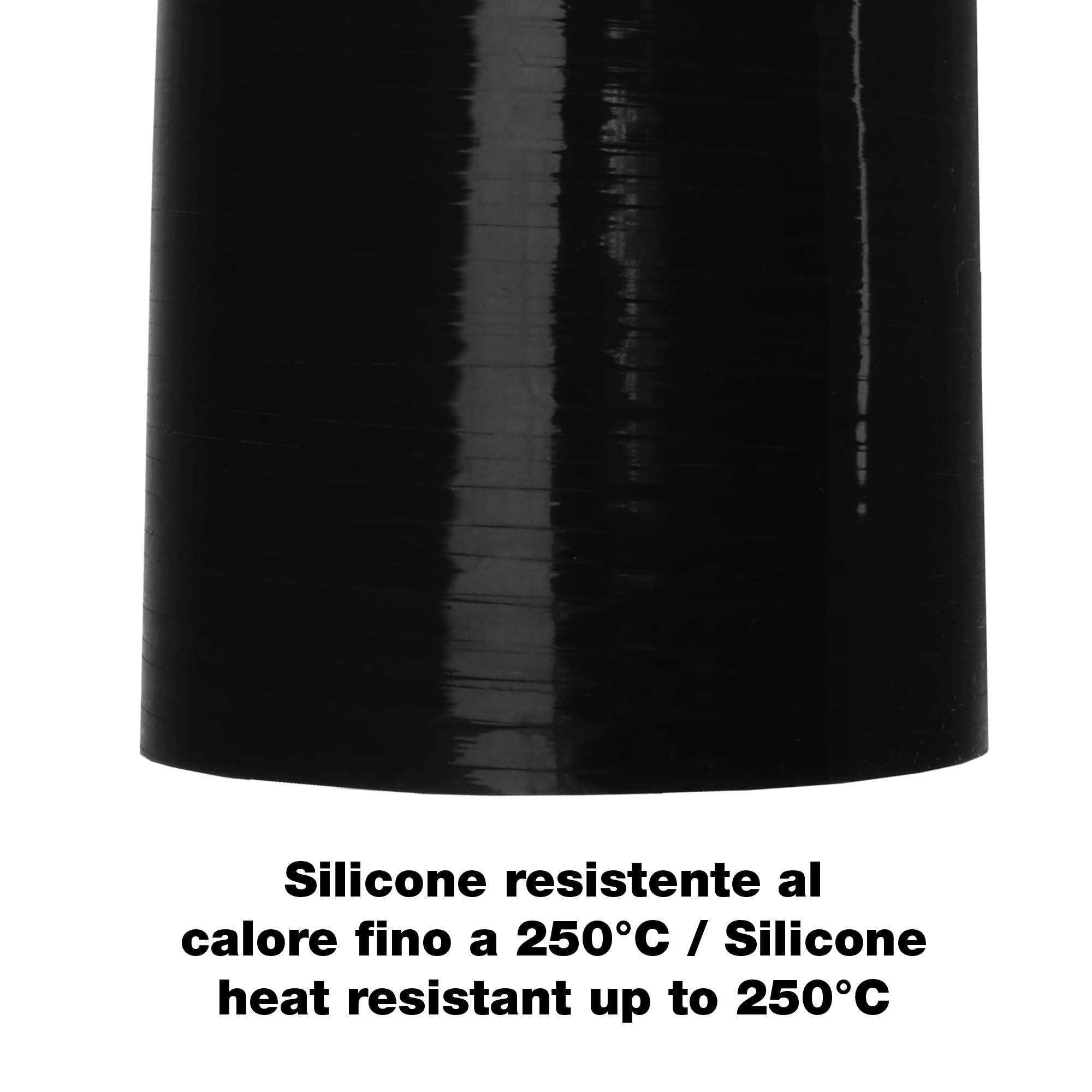 Simoni Racing M17 Manicotti Manitor Dritto in Silicone Rinforzato, Lunghezza 1 Mt Tubi siliconici per Motori, Diametro 28 mm, Nero