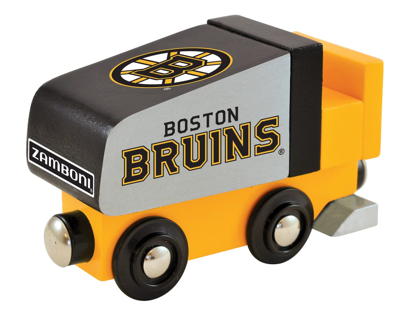 MasterPieces Wood Zamboni - NHL Boston Bruins - Officially Licensed Toddler & Kids Toy