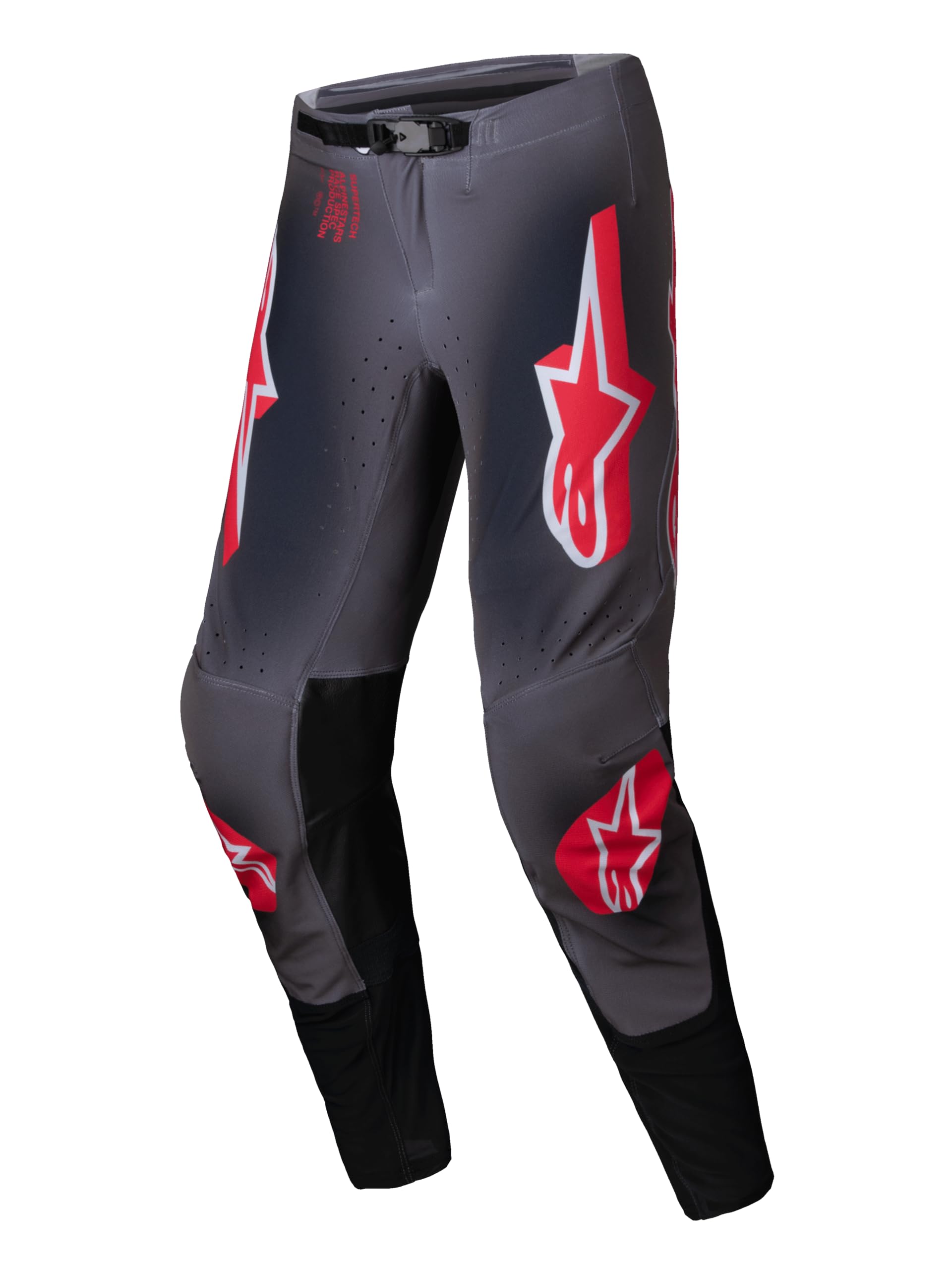 Alpinestars 3720625-1407-40: Supertech Lipan Pants Smoke/Bright Red 40