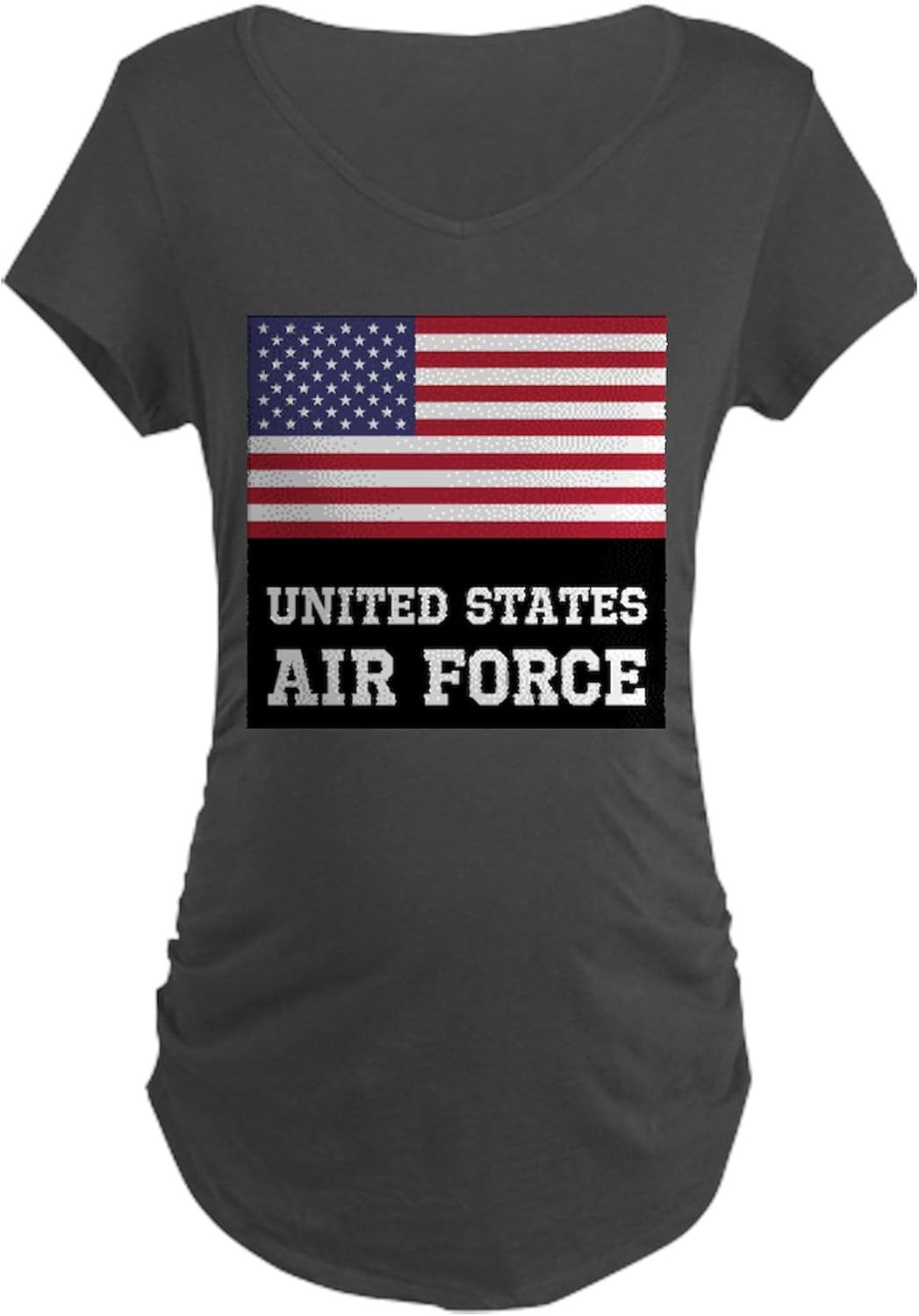 CafePress United States Air Force Maternity T Shirt Women's Maternity Ruched Side T-Shirt