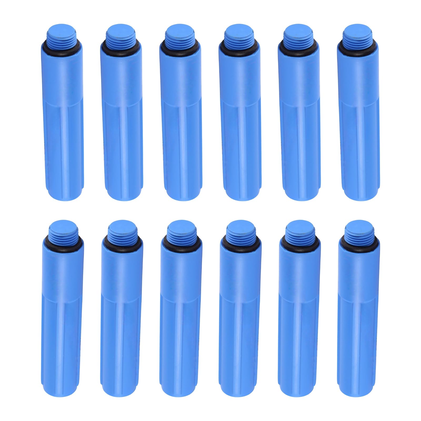 12Pack Threaded Shower Tests Plugs Plumbing Maintenance Tests Outlet for Bathroom Shower and Sink Water Testing Applications Threaded Plug Plugs Durability Sealing for Bathroom and Faucet Water Line