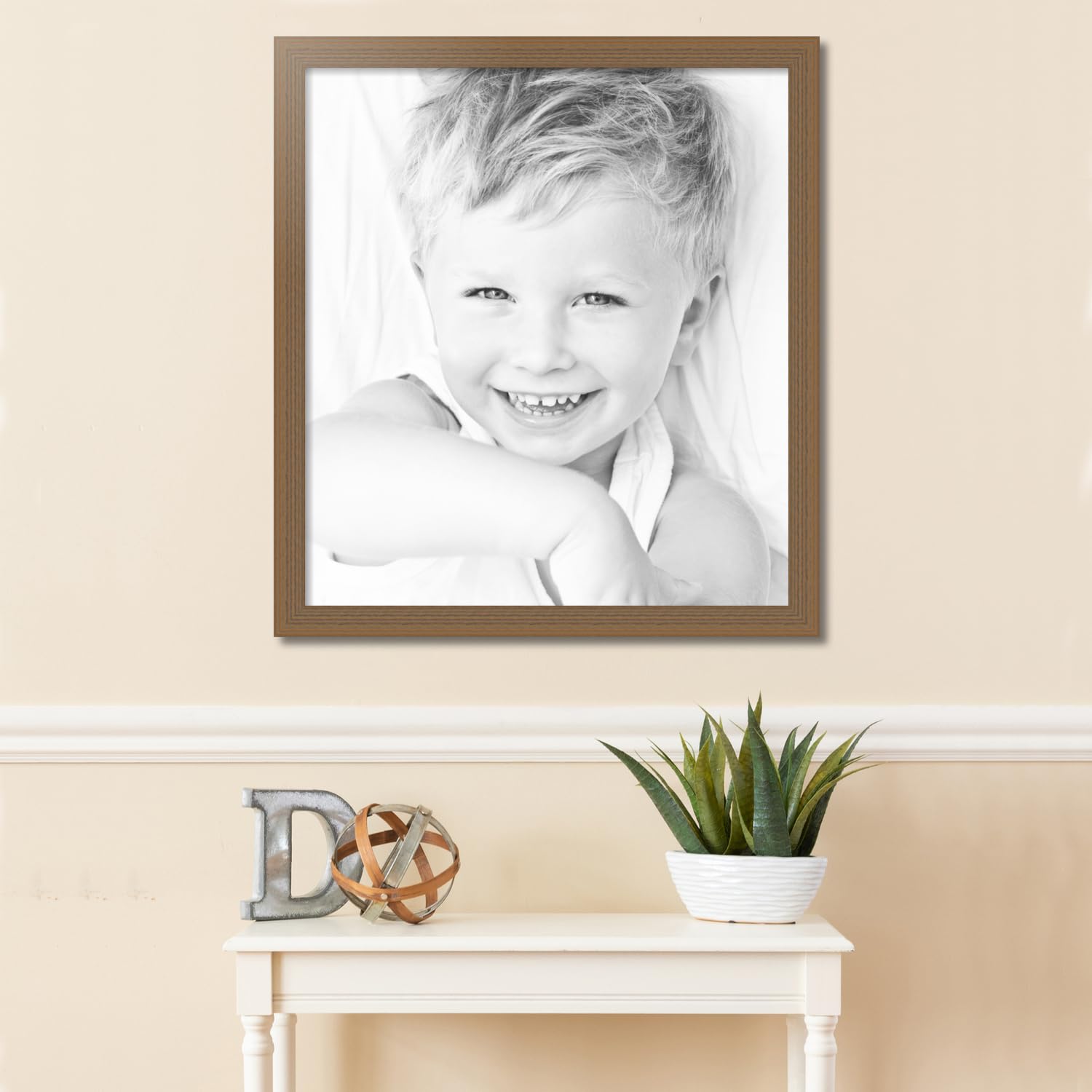 Amazon.co.jp: ArtToFrames 27x30インチ ブラウン写真フレーム この