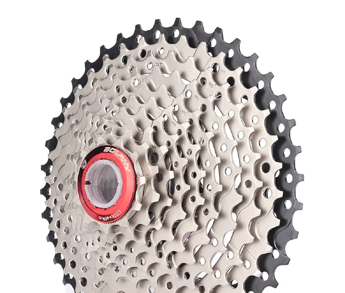 BOLANY 8/9/10 Fach Kassette 11-25T/32T/36T/40T/42T/46T/50T, Bicycle Speed Cassette Geeignet für MTB Fahrrad, Rennrad, Leichtes Freilaufritzel, kompatibel mit Shimano, SRAM, Sunrace