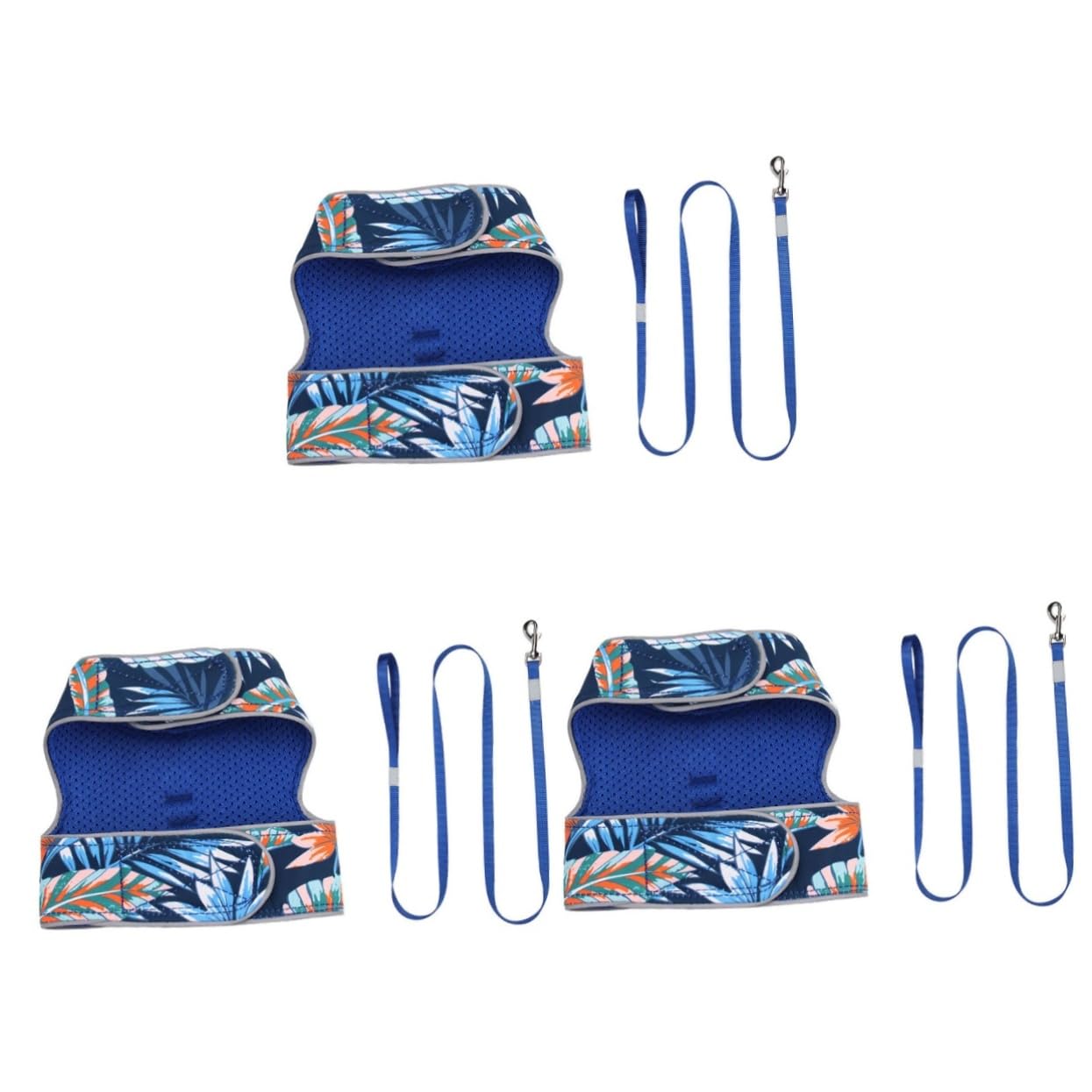 Didiseaon 3sets Pettorina Cat Luminosa e Traspirante Con Guinzaglio Per Gatti Piccoli e Medi Design Riflettente Per Passeggiate Notturne Comoda e Sicura Per Tuo Felino