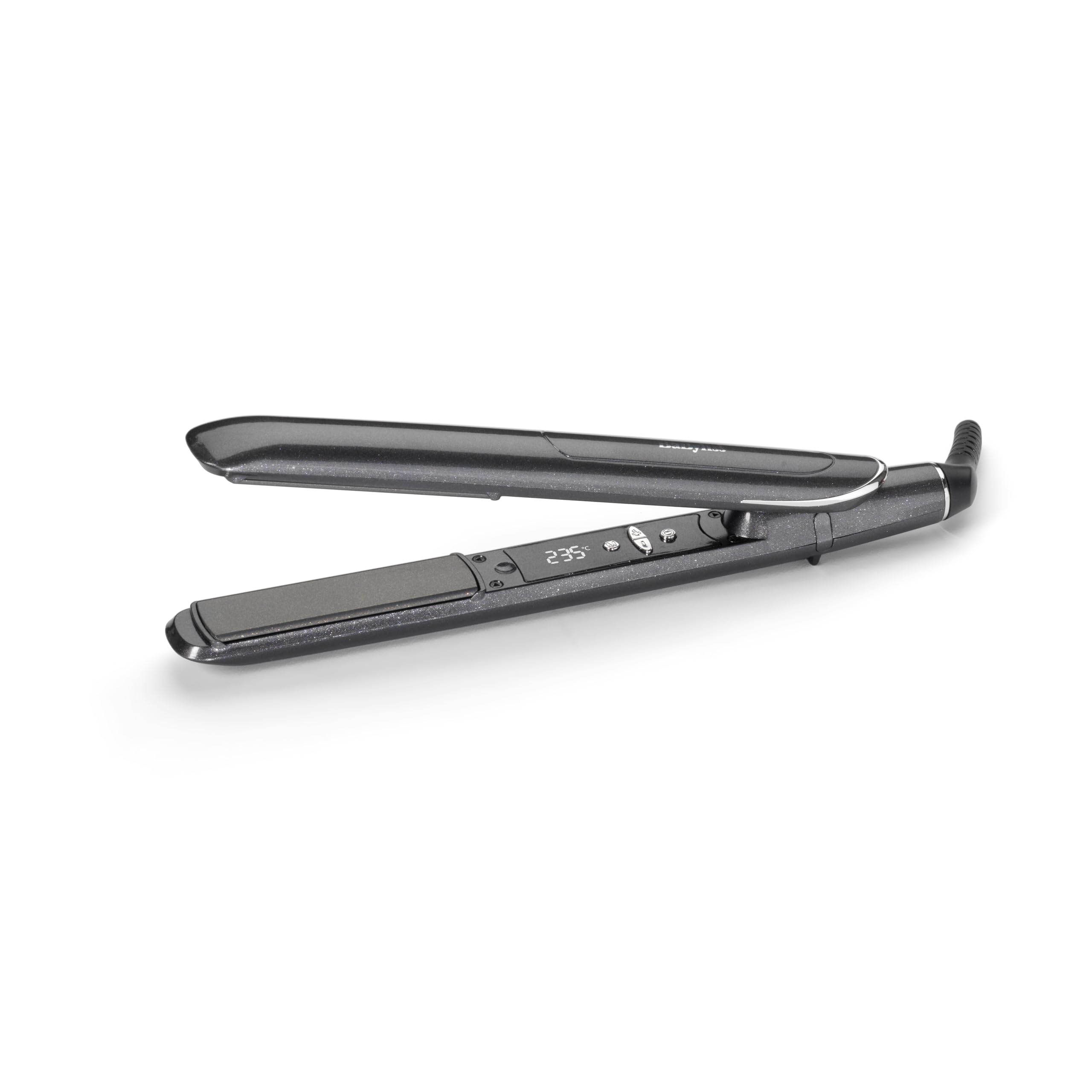 BaByliss ST259E Plancha de pelo profesional Platinum Diamond 235, Iónica, Función Memoria, 140°C - 235°C, Placas cerámicas, compacta