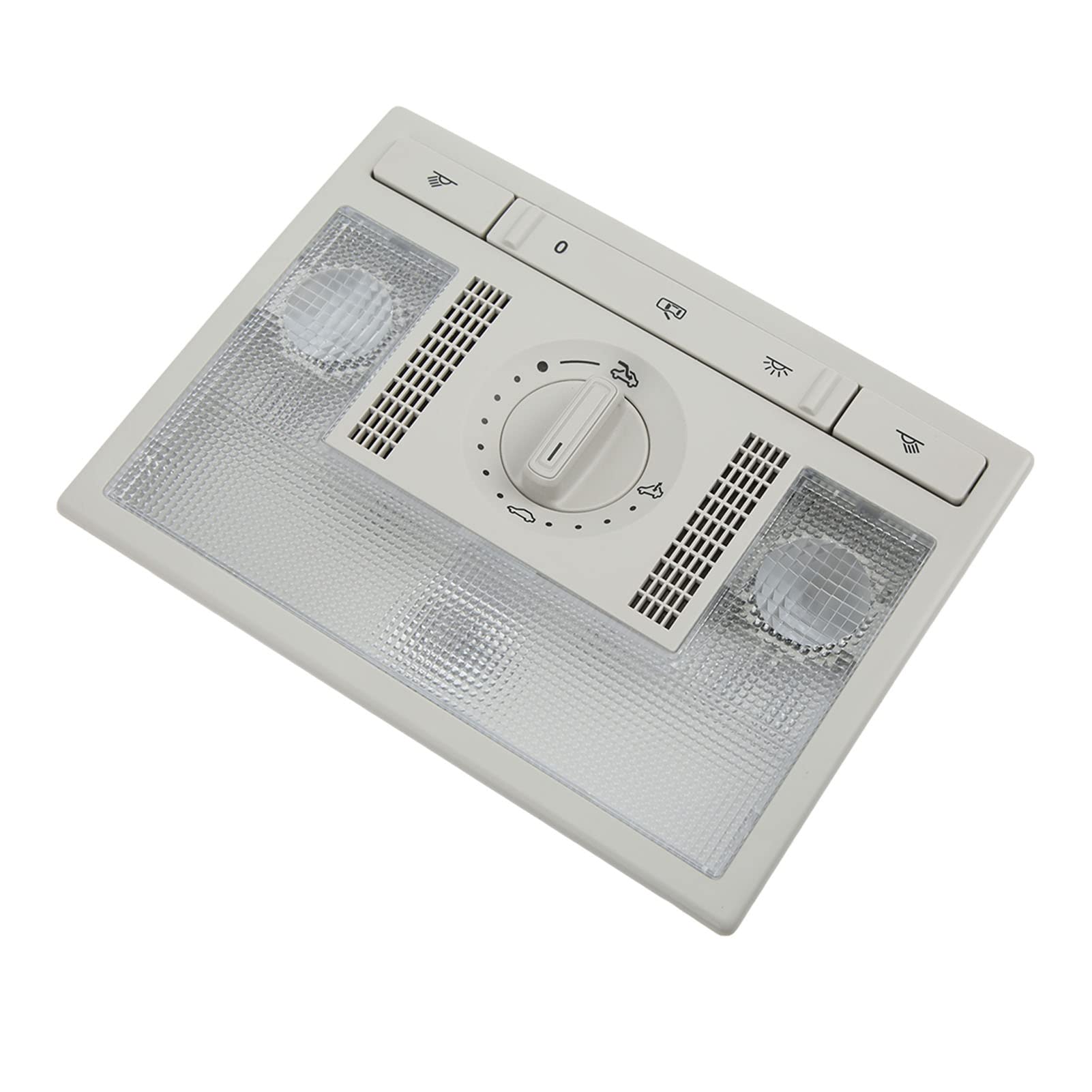 Luz de Lectura de Cúpula Gris 6q0959613a Reemplazo de Accesorios para Automóvil para el Asiento Altea Toledo Lámpara de Techo Interior Gris