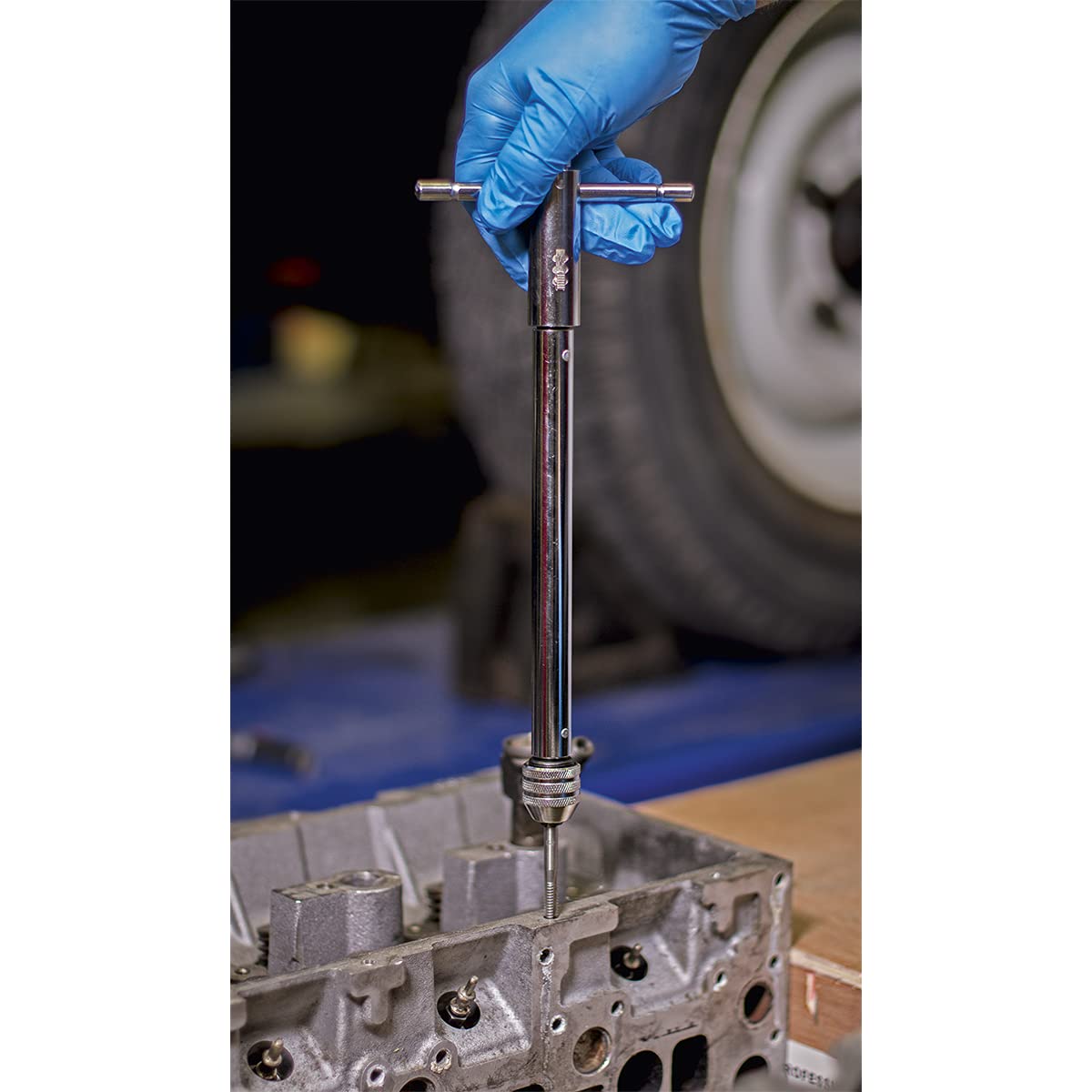 Sealey AK879WL Ratchet Tap Wrench Long Handle M5-M12