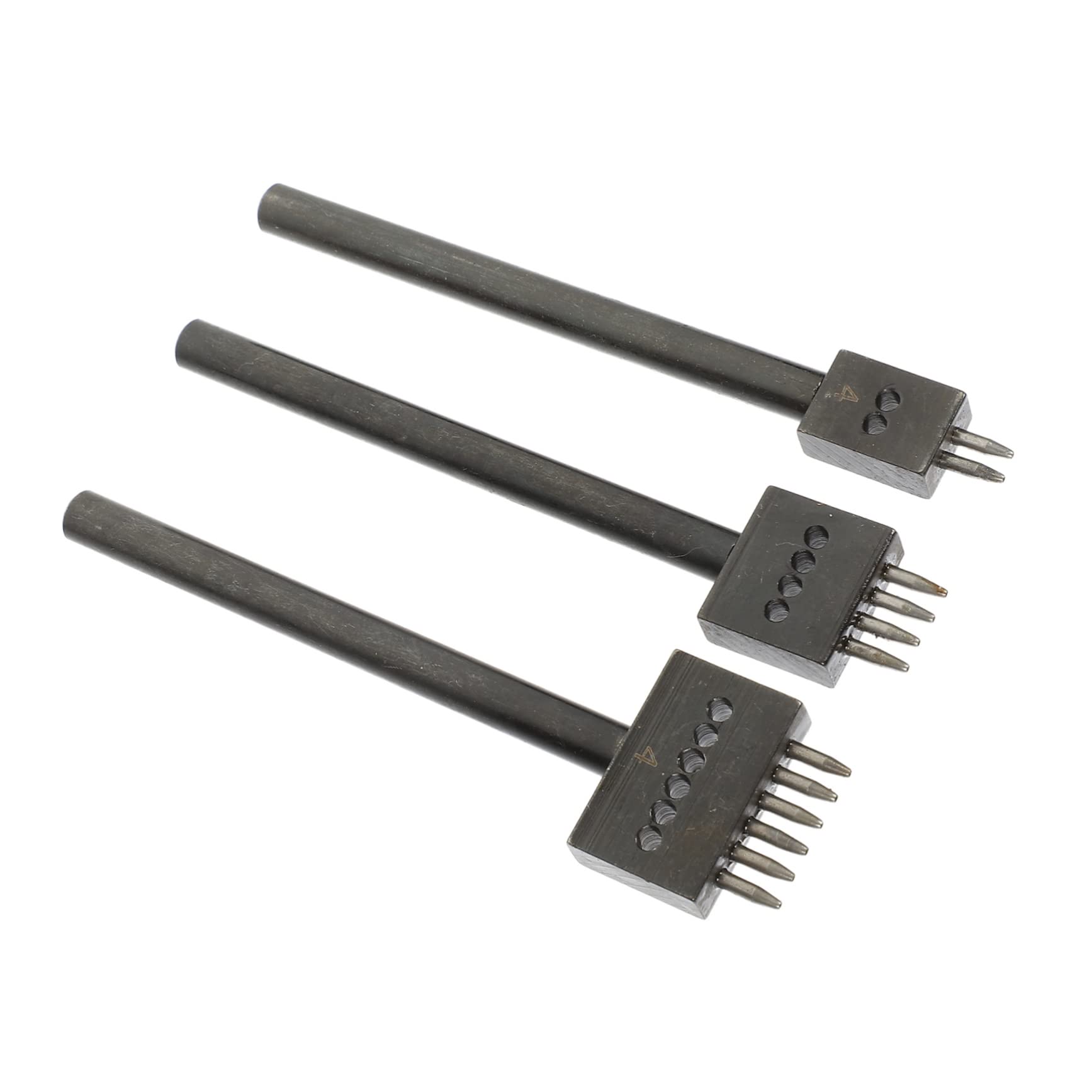 Cabilock Three Ring Hole Punch Tool Portable Hole Punch for Leather Crafts DIY Leather Supplies