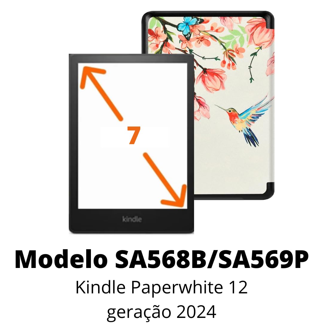 Capa Kindle Paperwhite SA568B/SA569P SIGNATURE 2024 Com Alça +