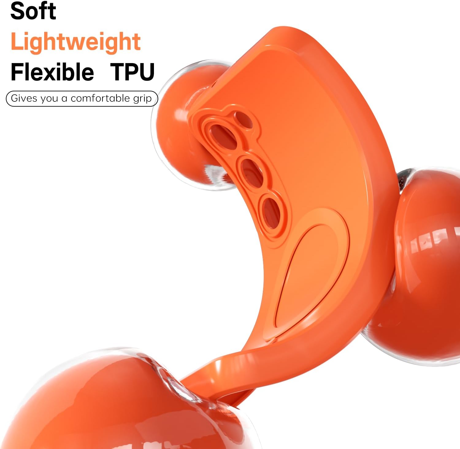 for Samsung Galaxy S23 Plus Phone Case Silicone Magnetic, Compatible with Magsafe Case Cute for Women, Girly Bright Color Glossy Jelly Slim Hard Mag Safe Rubber & Camera Cover, Neon Orange - Image 4