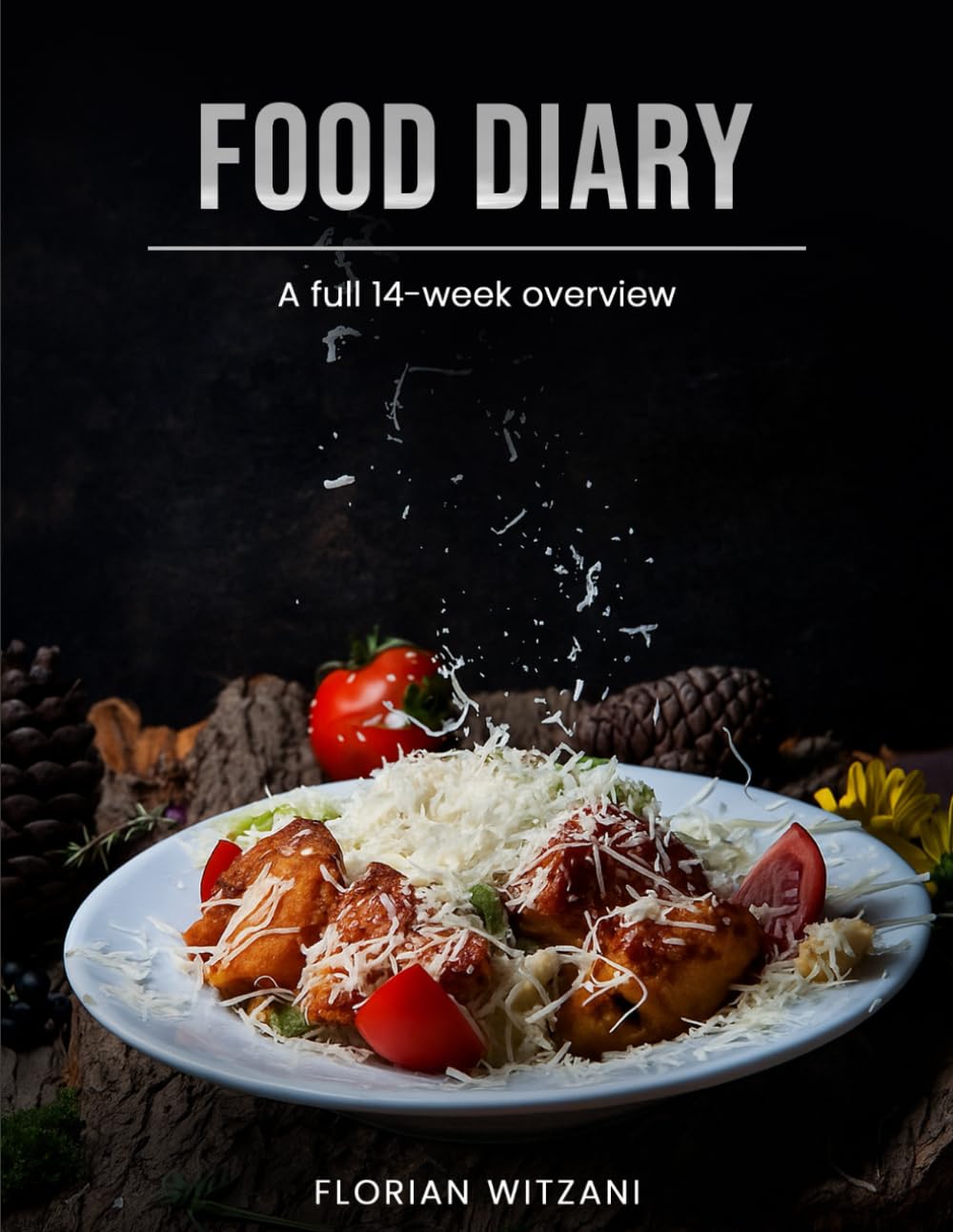 FOOD DIARY 14 Weeks: Daily Log for Weight Loss I Meals, Drinks, Symptoms I Your Undated Food Tracker & Planner
