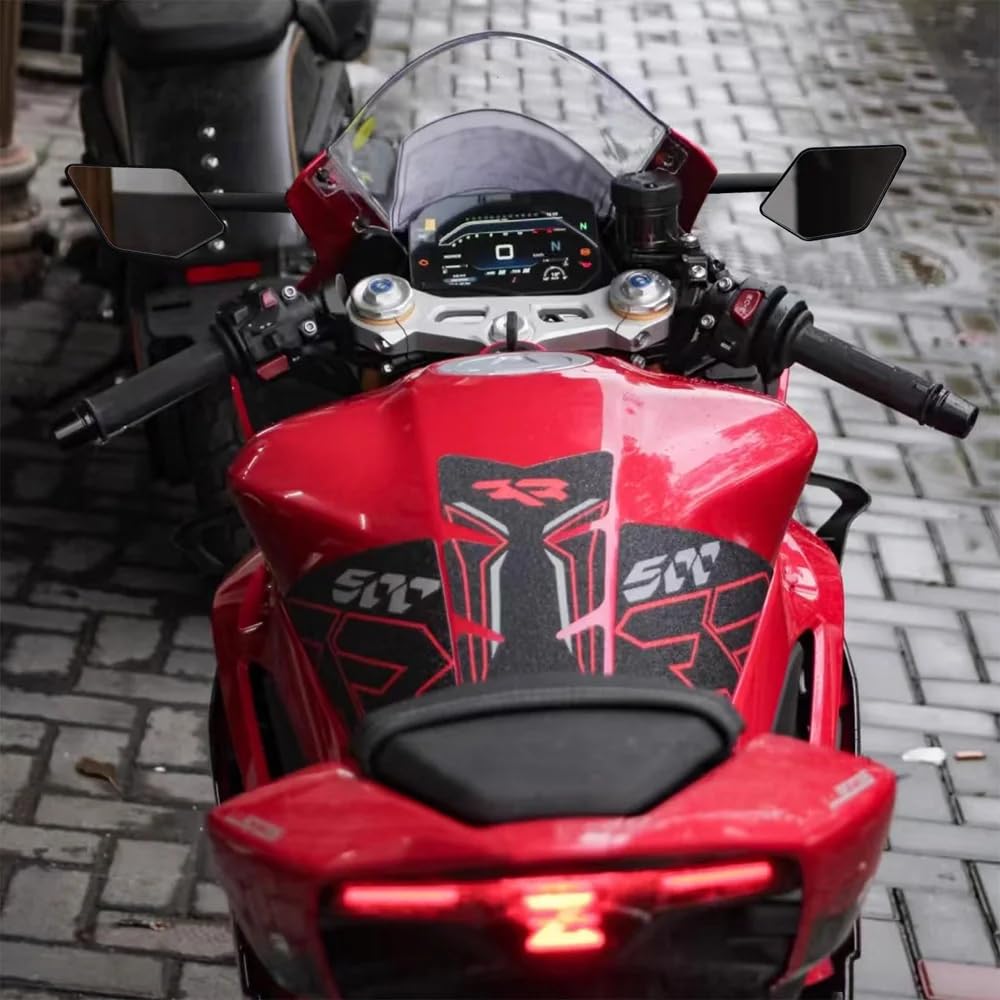 Specchietti Universali per Moto con Design a Lama Alare per CBR250R, CBR650R, Ninja 400, 600, ZX6R, ZX10R, GSXR1000 – Specchietti Laterali Orientabili e Regolabili