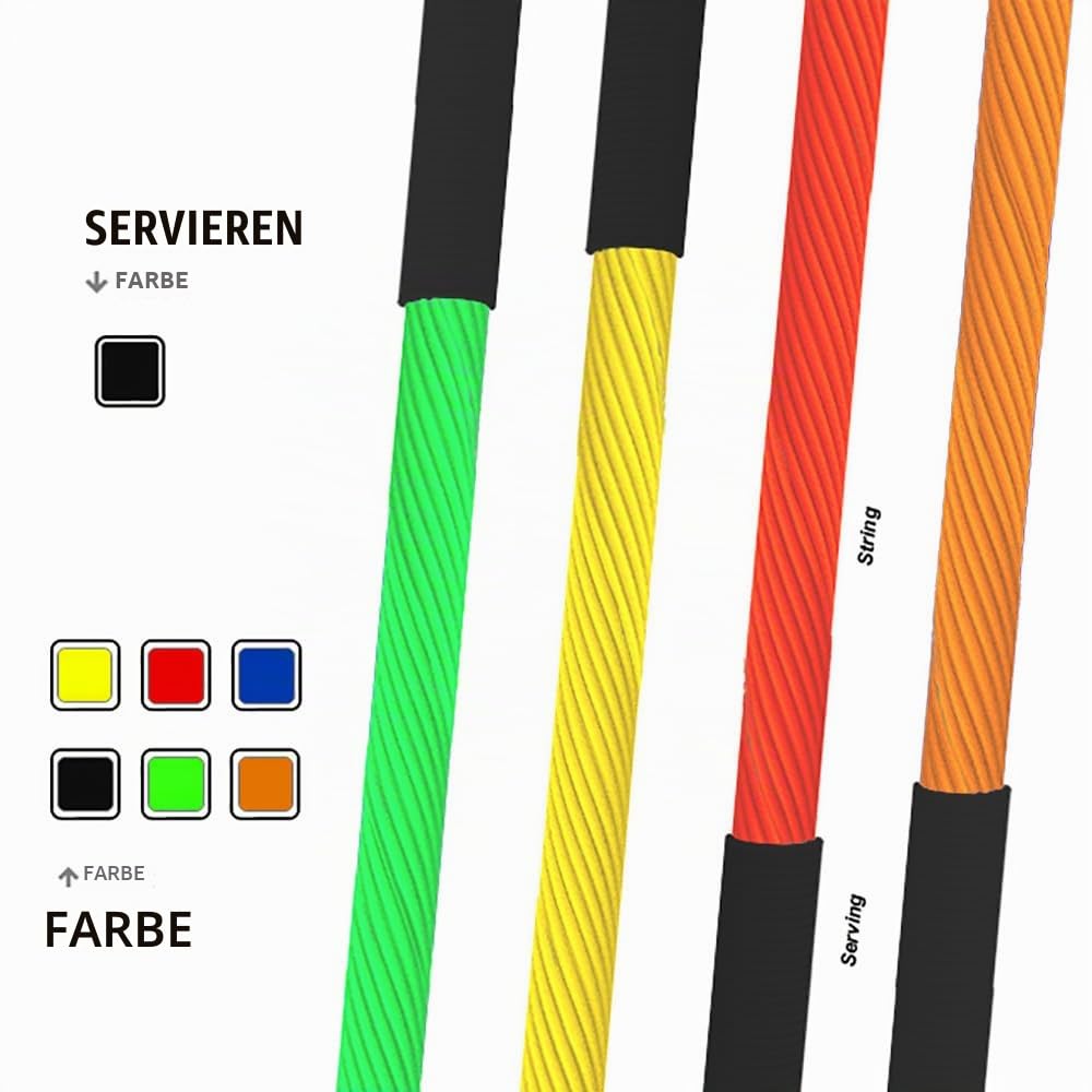 Custom Compoundbogen Sehnen und Kabel Set Bogensehne Ersatzsehnen BCY-452x Dacron Professionelle Bogensehne