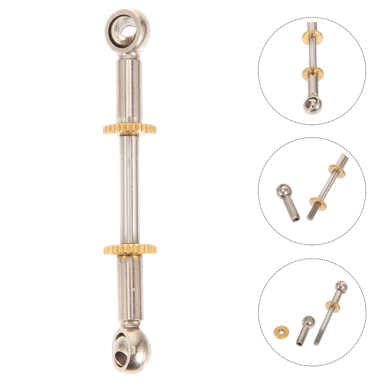 ibasenice 4piezas Conjunto De Herramientas De Reparación De Instrumentos Musicales De Metal Para Trompetas Bombardino y Trompas y Portátil Para Talleres De Reparación Profesional