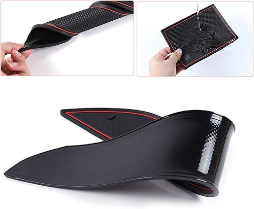 Miniatura 3 de WAPUUS Car Accessories Gate Slot Mat Anti-Slip Slot Mats Rubber Cup Holders, Replacement for Volvo XC40 2019 2020