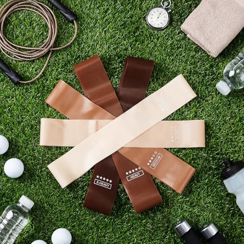 Image of Deekin 20 Pcs Resistance Bands for Women Men 10-115 Lbs 5 Different Resistance Levels Loop Exercise Bands for Leg Working Gym