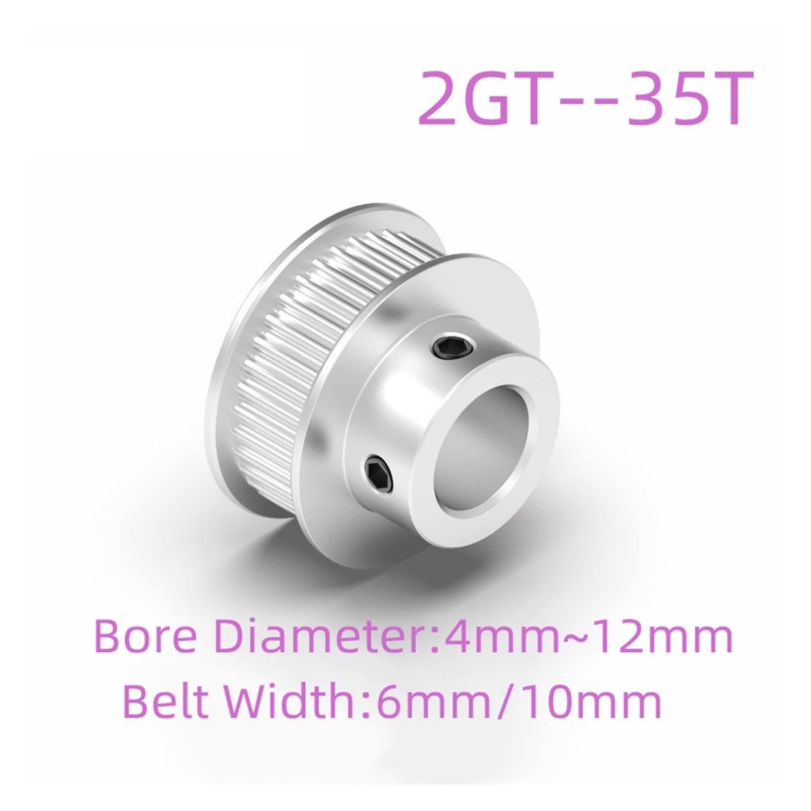 Puleggia T2.5 16 Denti (5mm) In Alluminio - Foto 4