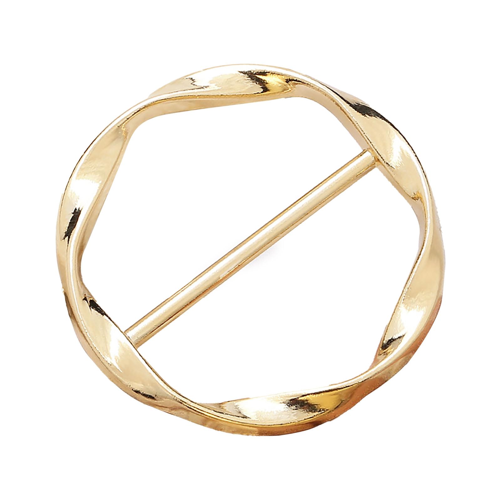 7-Piece Set Women's T-Shirt Buckles, Scarf Ring, Belt Buckles for Women, Round Scarf Buckles, T-Shirt Clips