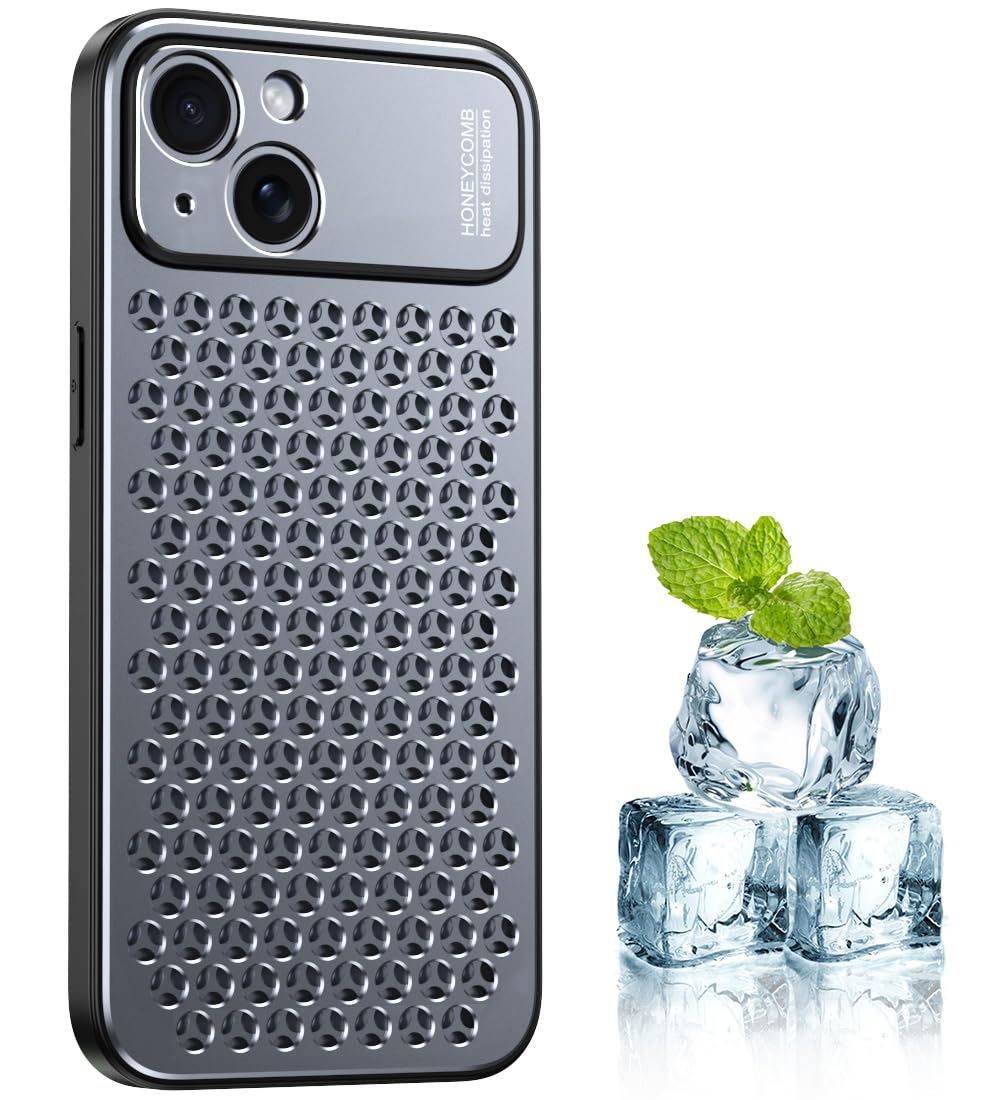 Amazon.co.jp: YUZOR iPhone 13 用 ケース アルミ合金 冷却 放熱