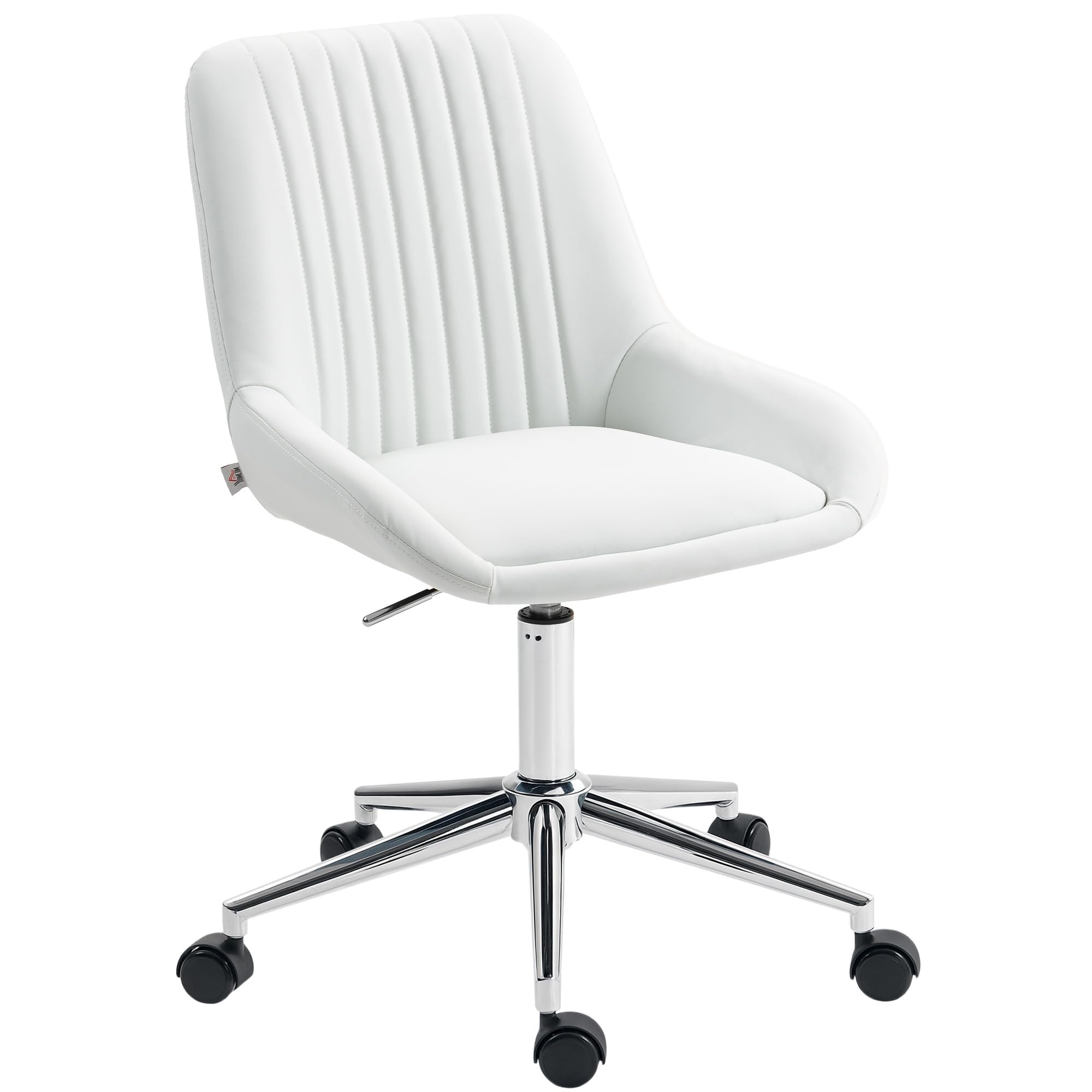 Fauteuil Ergonomique Maison HOMCOM Fauteuil De Bureau Confortable – Chaise Coiffeuse Pivotante Avec Bascule, Hauteur Réglable, Revêtement Synthétique Marron Fauteuil Ergonomique Maison HOMCOM Fauteuil De Bureau Confortable – Chaise Coiffeuse Pivotante Avec Bascule, Hauteur Réglable, Revêtement Synthétique Marron
