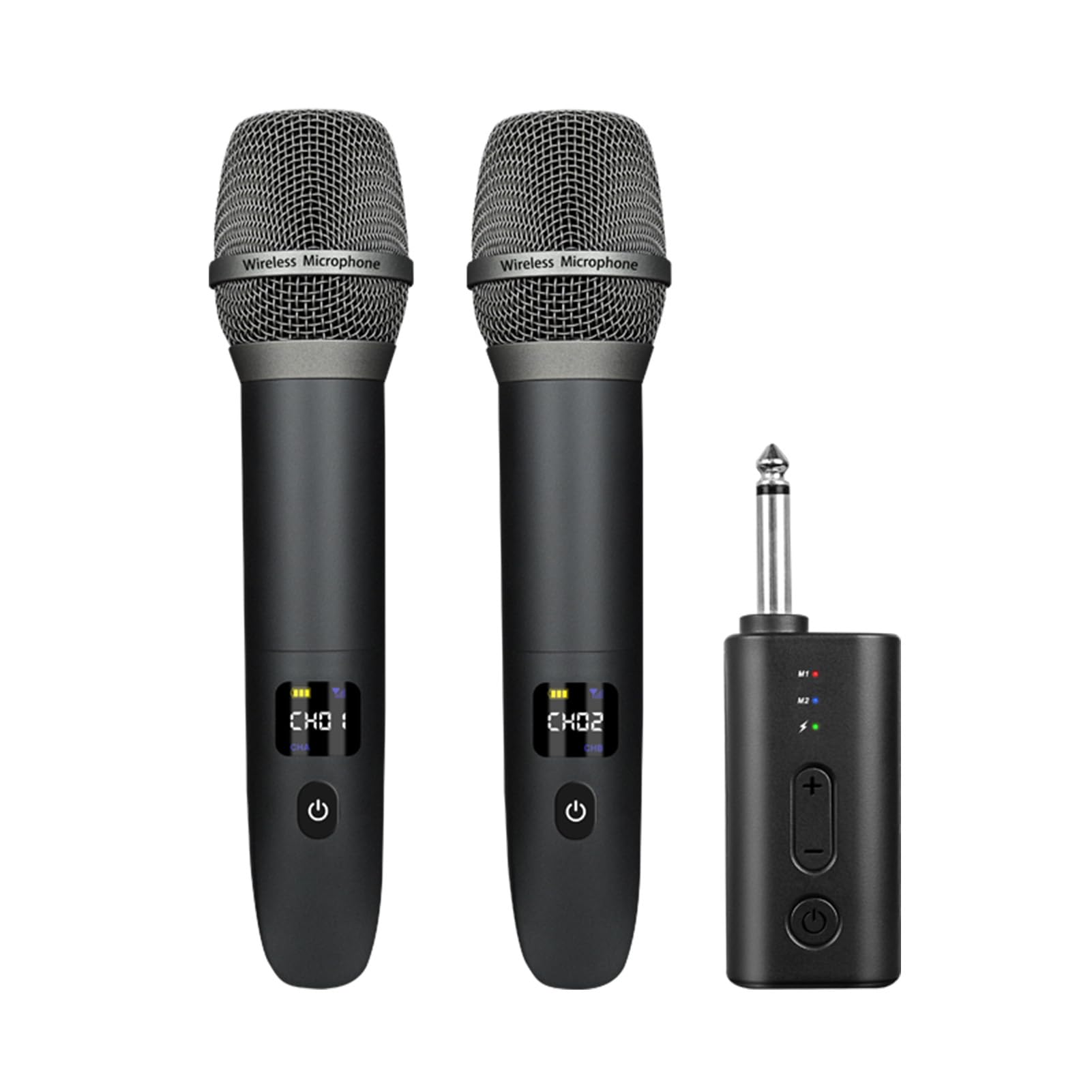 Dilwe Bezprzewodowy Mikrofon 2.4G, Czysty Odbiór Bez opóźnień Dzięki Technologii Blokowania Układu DSP, do Nauczania Karaoke i Profesjonalnego śpiewu