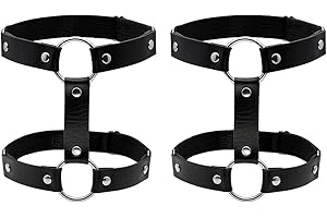 Wickedly Alluring: Leather Garter Belt for Unbridled Style