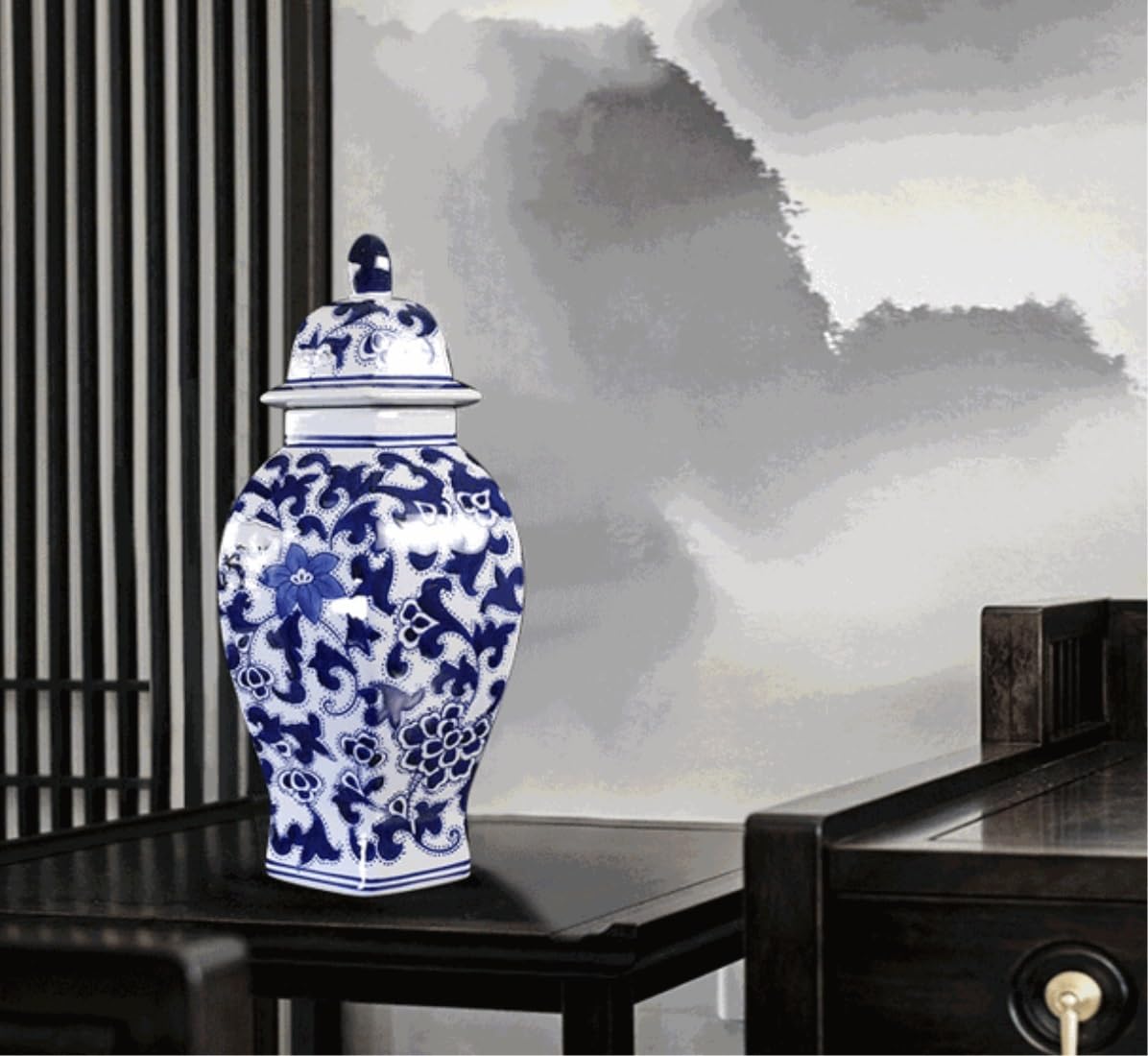 Słoik Imbirowy Dekoracyjne Słoiki Z Imbirem Starożytna Chińska Porcelana Ceramiczny Słoik Świątynny Z Uszczelnionymi Pokrywkami Domowa Jadalnia W Kuchni Jingdezhen Antyczny Styl
