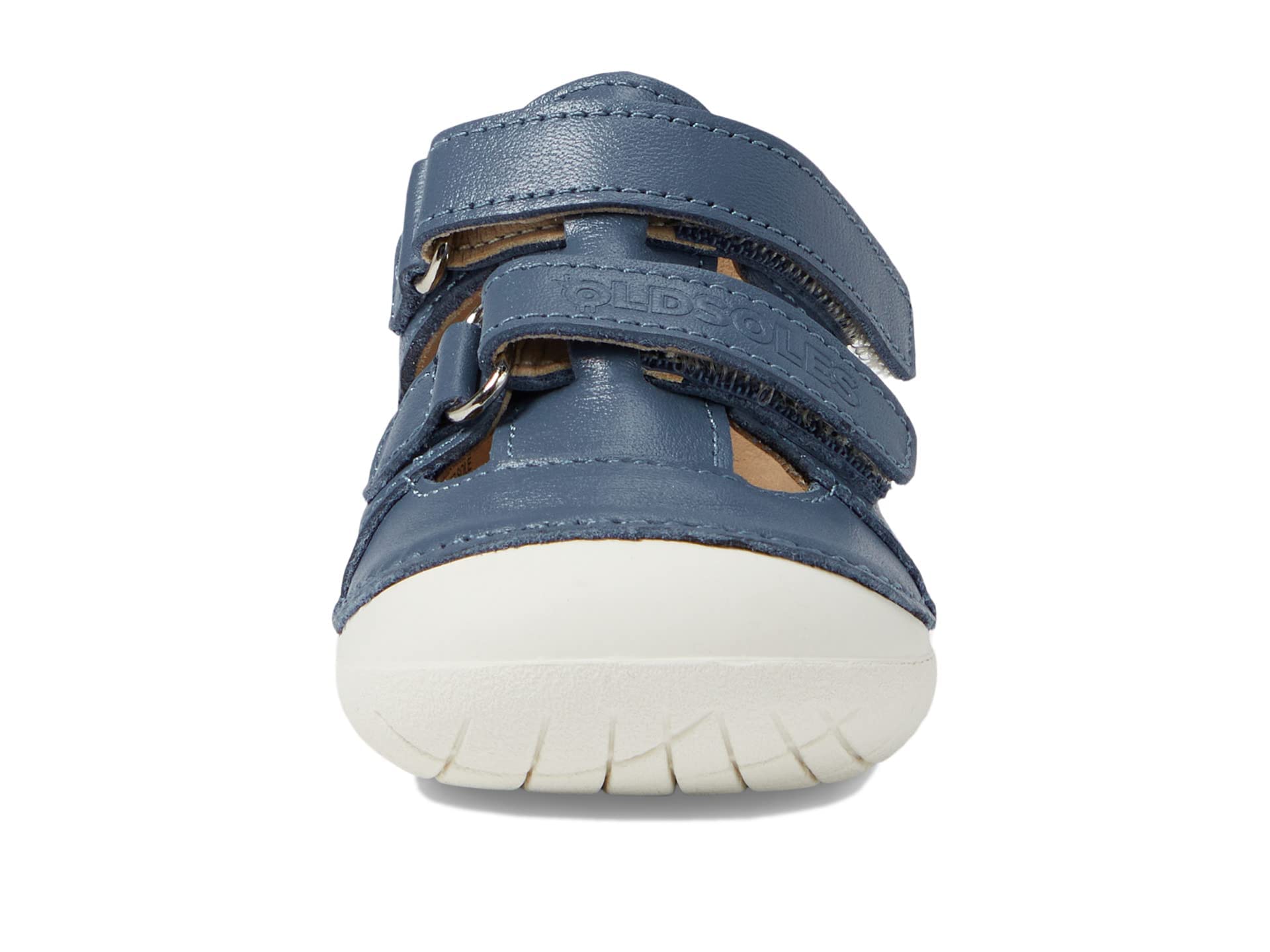 Old Soles Baby Boy's Tech-Pave (Infant/Toddler) Petrol/White EU 24 (US 8 Toddler) M