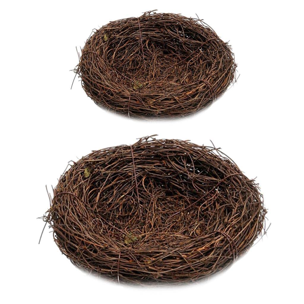 ECOMISTIQ®Handmade Vine Bird Nest House Sill Nature Craft Holiday Decoration 6cm & 8cm|Home & Garden|Yard, Garden & Outdoor Living|Bird & Wildlife Accessories|Birdhouses-image-46
