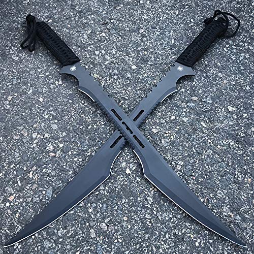 K EXCLUSIVE Twin Ninja Swords with Tactical Scabbards
