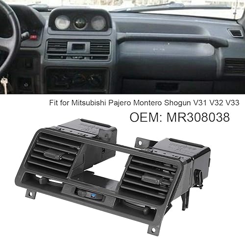 Miniatura 7 de Rejilla de ventilación para salpicadero, panel de instrumentos, salida de aire, rejilla de repuesto para Pajero Montero Shogun V31 V32 V33 MR308038