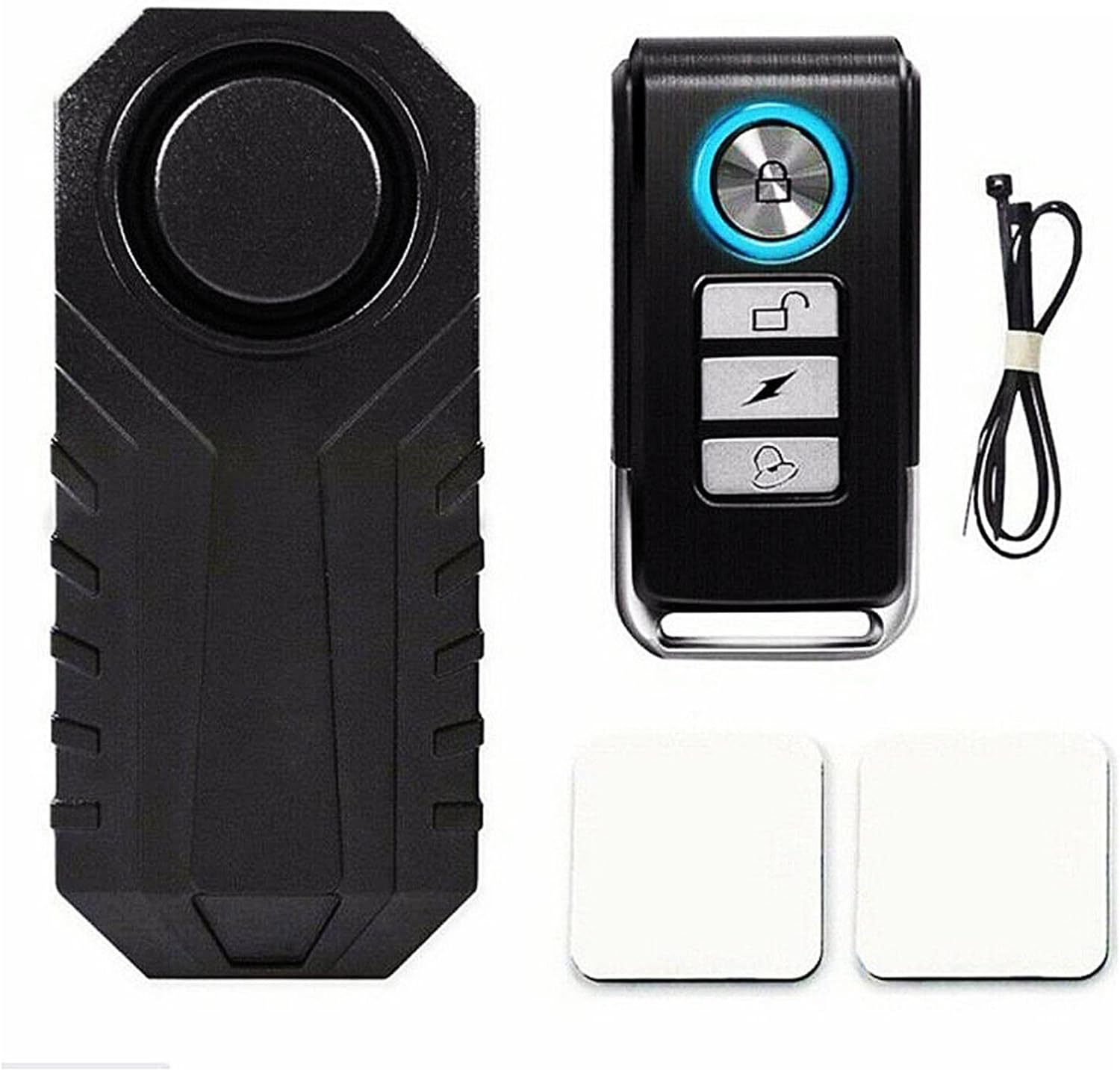 Amazon 防水リモートコントロールバイクオートバイ電気警告セキュリティ車両リマインダーセンサーアンチロストバイブレーションカーアラーム