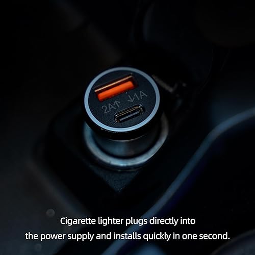 Miniatura 5 de Surponzin Rastreador GPS para vehículos, automóviles, alarma de automóvil con puerto de carga, seguimiento de ubicación en tiempo real, compatible