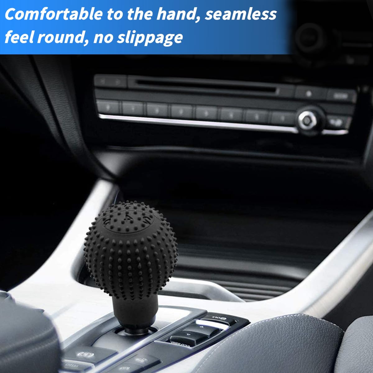 Copri Pomello Cambio Auto 6 Marce - Silicione Antiscivolo, Resistente All'Usura