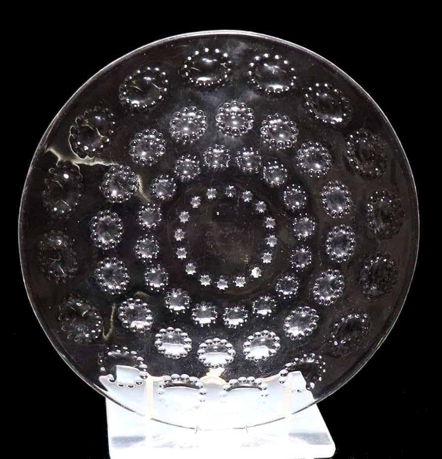 ルネ・ラリック 激レア 高級硝子皿18cmプレート アスター1935年サインあり Amazon.co.jp: ルネ・ラリック 高級硝子皿18cmプレート アスター