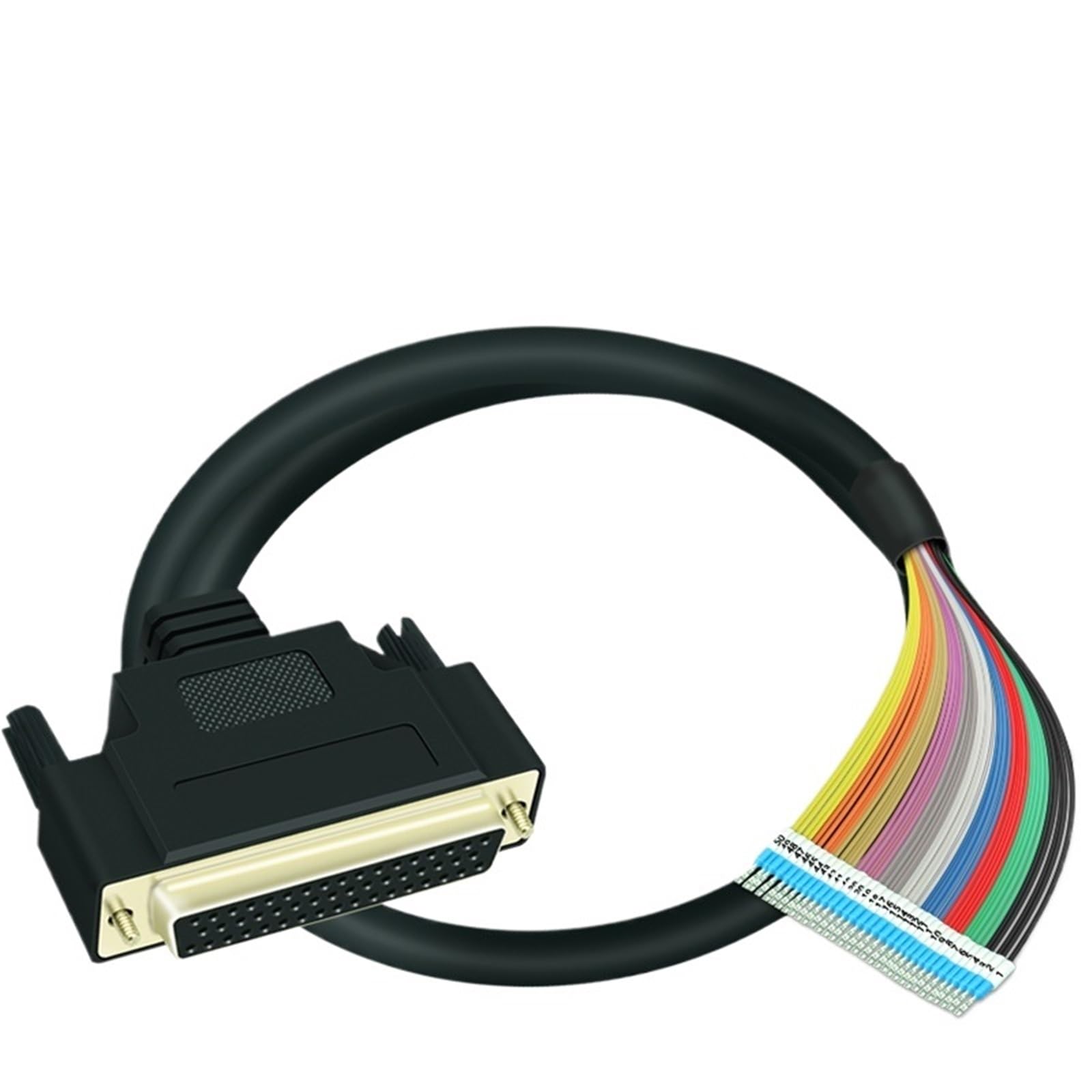 1 x szybkie okablowanie DB50 d-sub DIN DB50 moduł interfejsu do montażu na szynie DB50 rozdzielacz bloku zacisków sprężynowych (DB50 FIO Cable 1M)