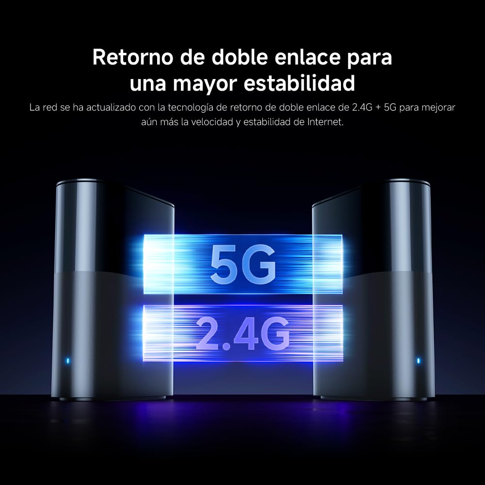 Router WiFi7 BE3600 - Puerto 2.5G, Mesh WiFi, BLE, Conexión Multi-Dispositivo con Baja Latencia