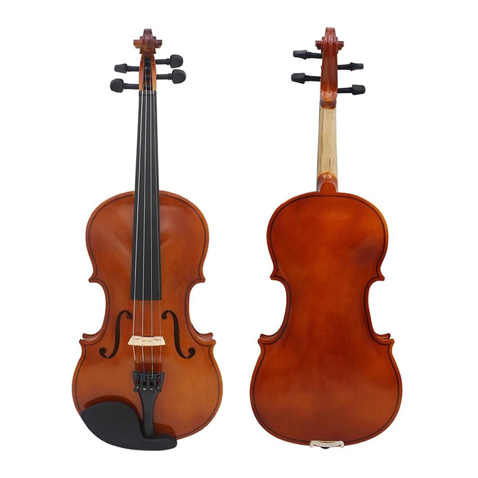 violino Violino acustico in legno massello di dimensioni standard incluso custodia archetto e accessori(4/4)