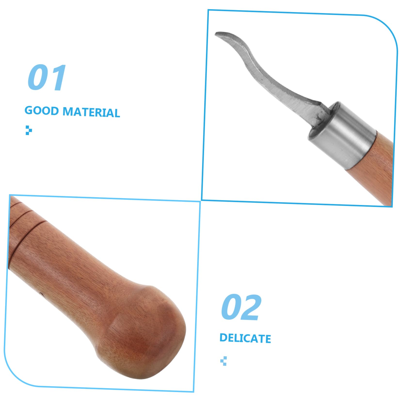 VANZACK Präzisions Einlegemesser für Violinen und Metall mit Komfortablem Griff Werkzeug zum Gravieren von Nuten und Reinigung bei Geigenreparatur