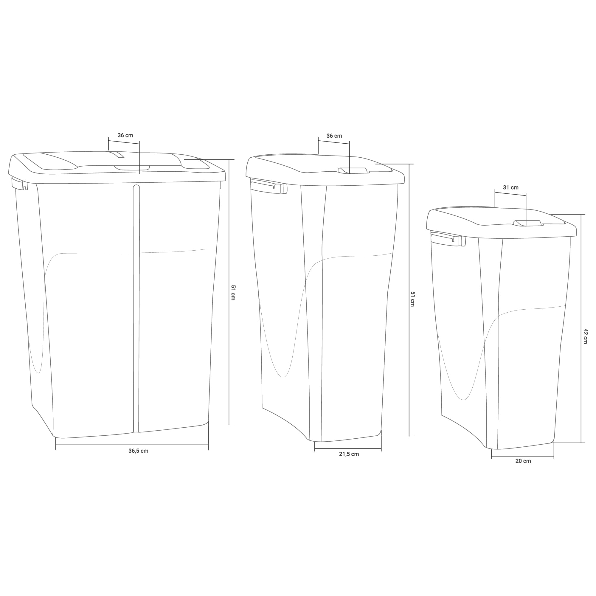 Poubelle verte recyclage verre 25 litres Cofan