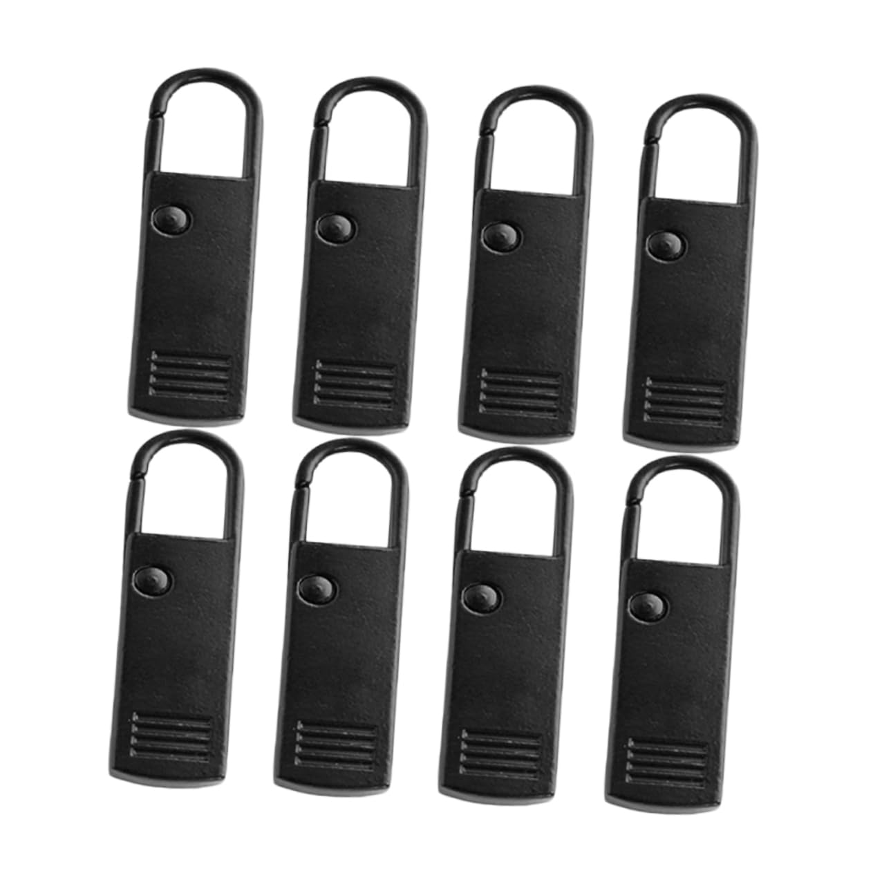 Ciieeo Coat Zipper Tab Replacement 8pcs Metal Zipper Pullers for Bags Handbags and Suitcases
